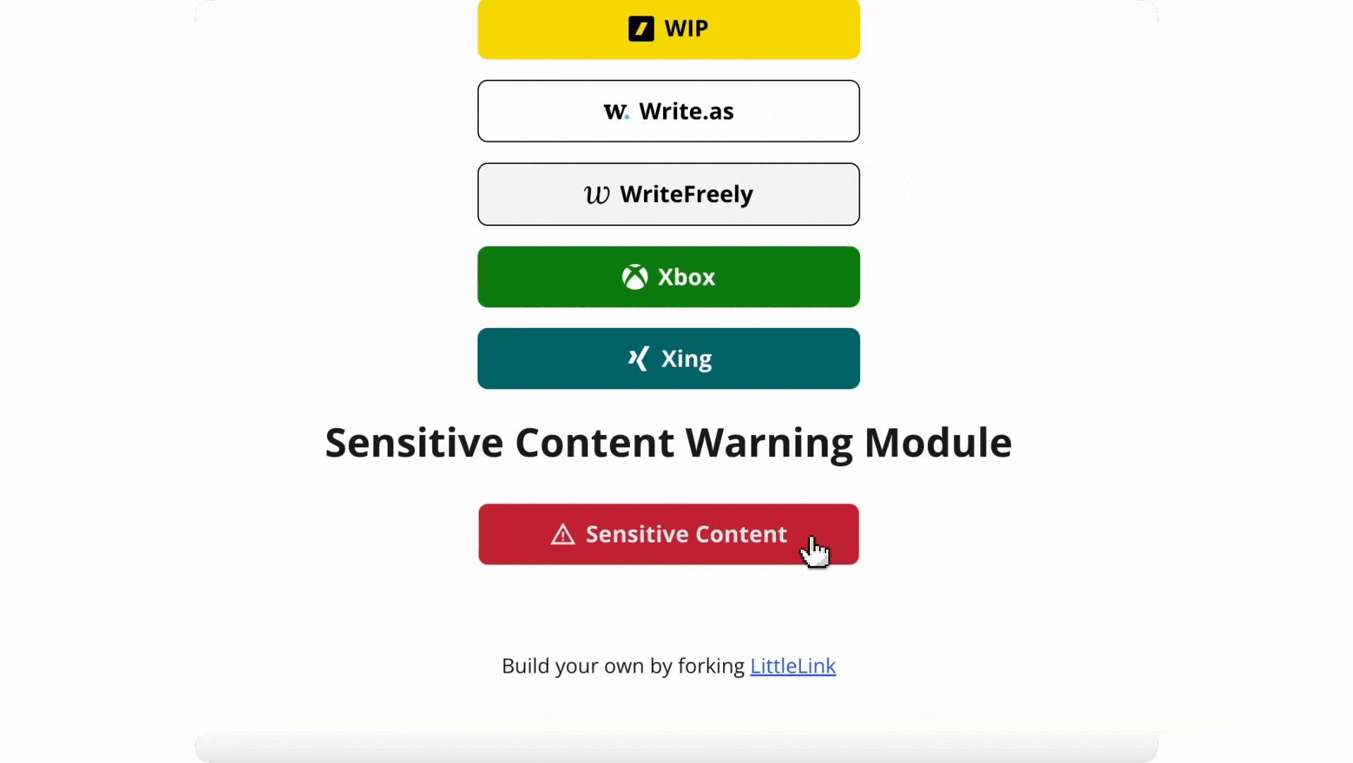 Sensitive Content Warning
